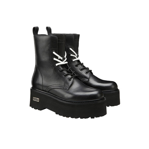 CULT Stivali Stivaletto Donna anfibio AXL Nero - Francavilla Moda